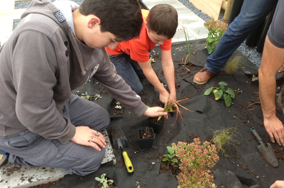 Sensory Square Garden - Under Construction