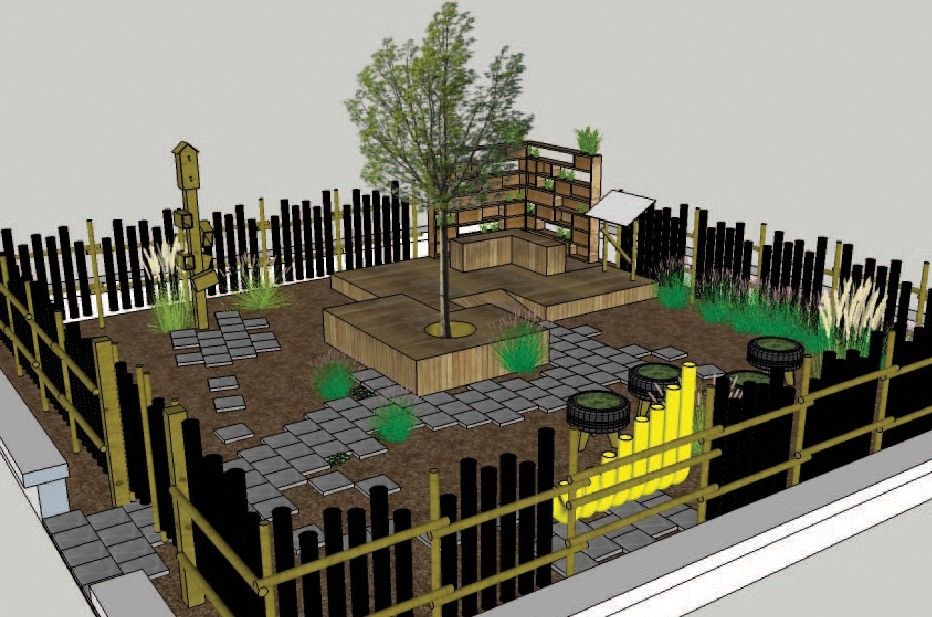 Sensory Square Garden - Visual